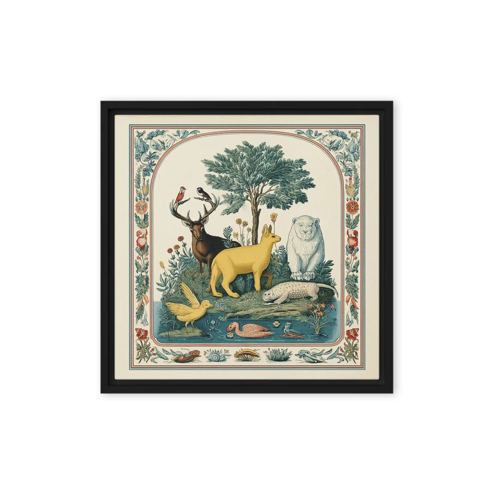Garden of Earthly Animals | Art Print