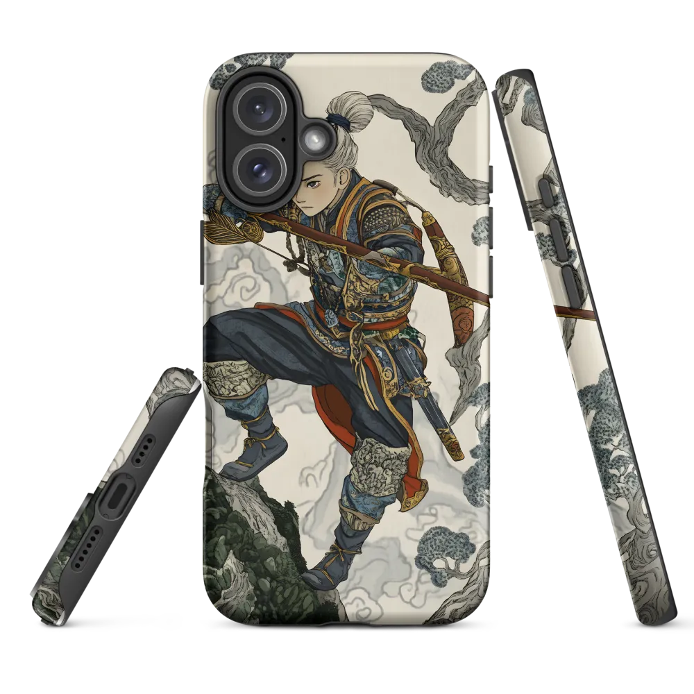 Traditional Japanese Warrior Illustration | Phone Case
