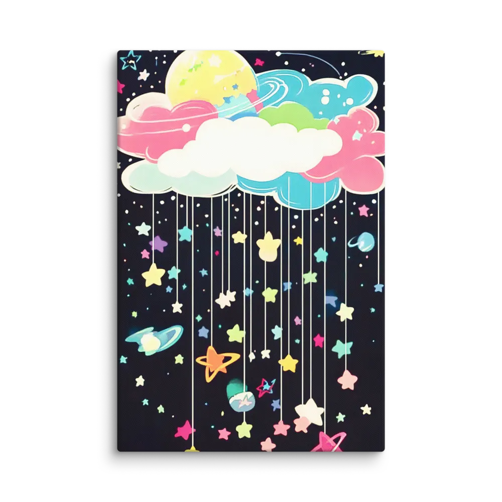 Cosmic Cloud Dream 
 Canvas with White Frame