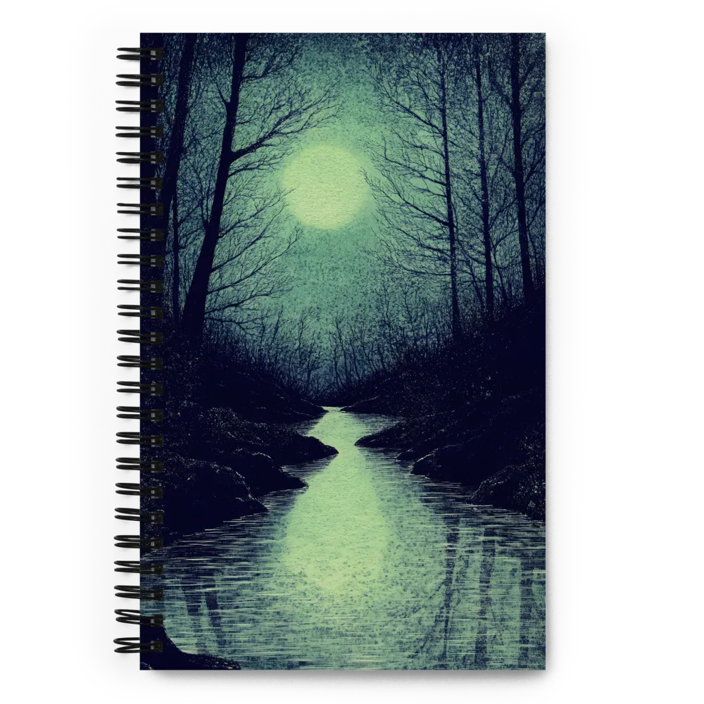 Enchanted Forest Stream 
 Spiral Notebook | 140 pages