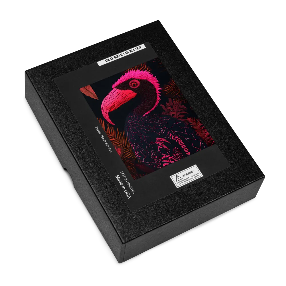 Neon Tropical Bird 
 Jigsaw Puzzle