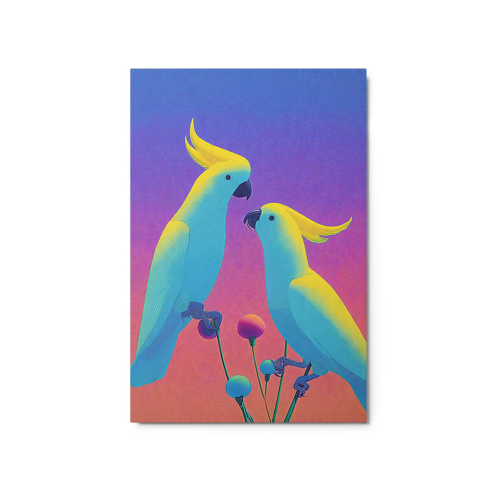 Vibrant Cockatoo Duet