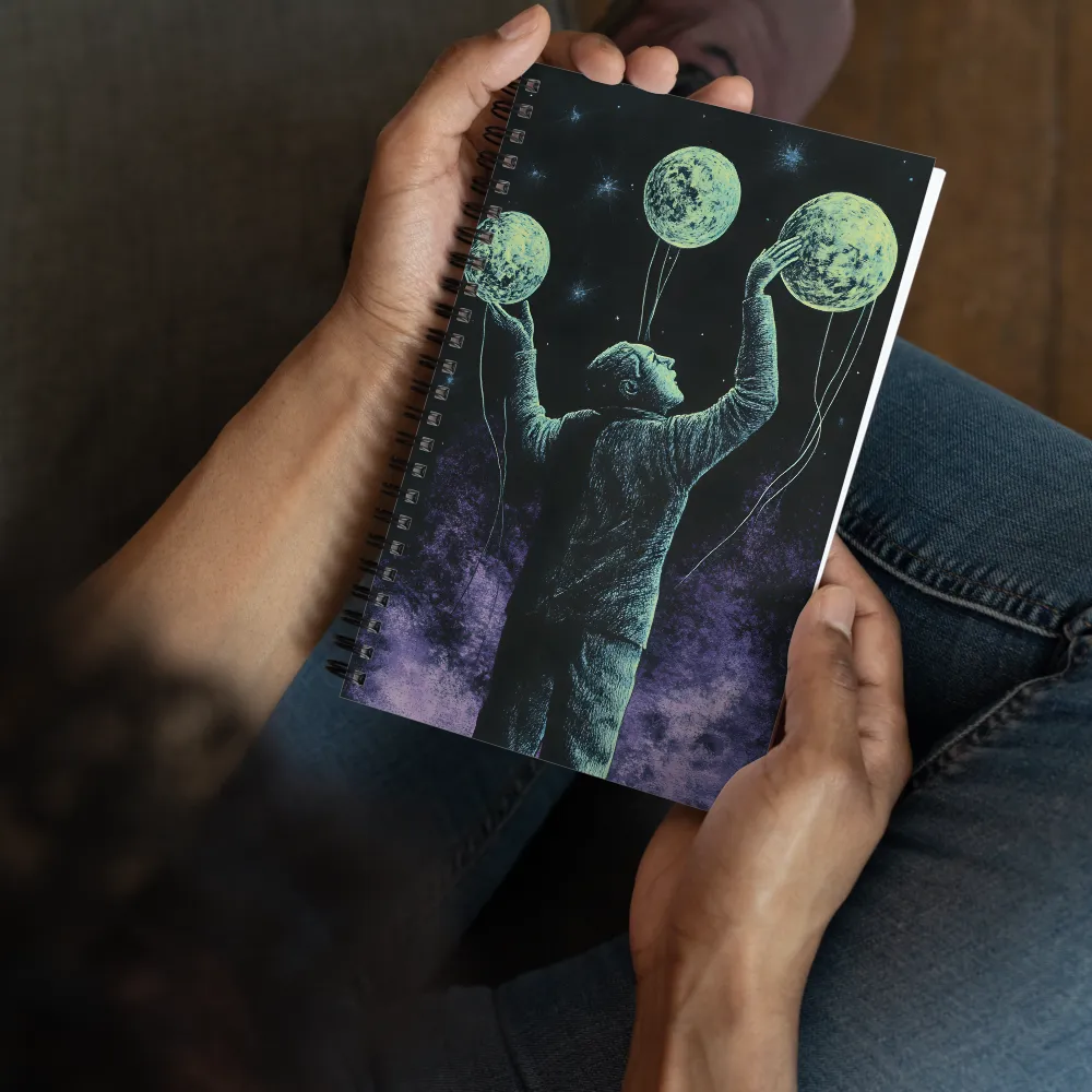 Reach for the Moons 
 Spiral Notebook | 140 pages