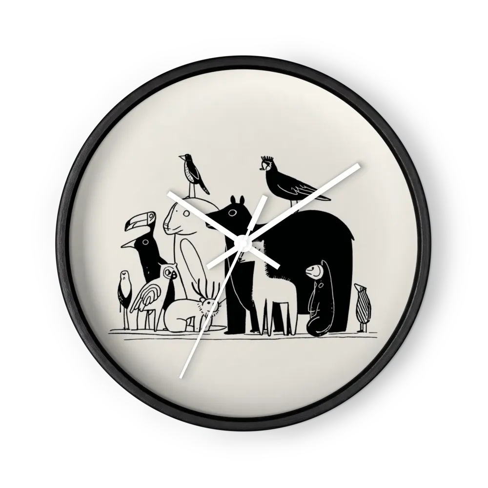 Forest Animal Fellowship | Wall Clock