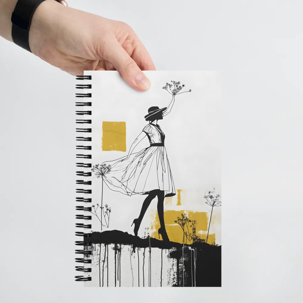 Elegant Strider 
 Spiral Notebook | 140 pages