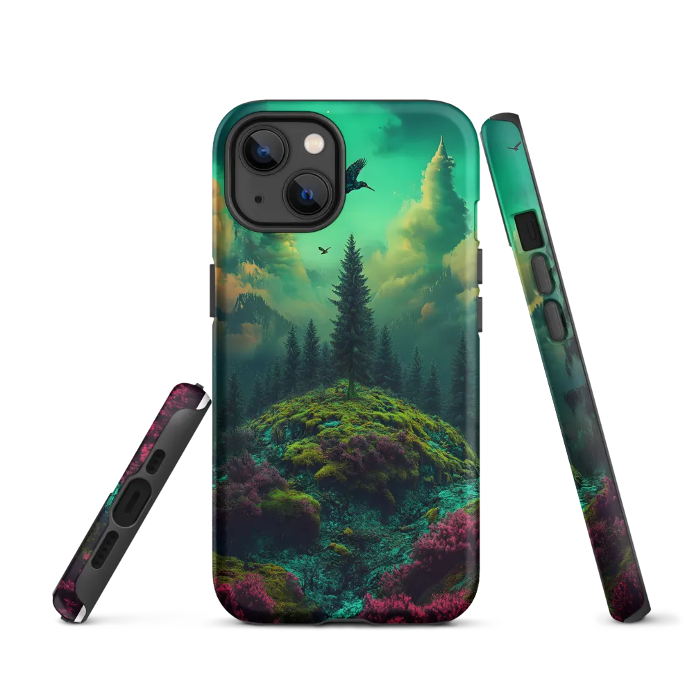 Surreal Green Landscape | Phone Case