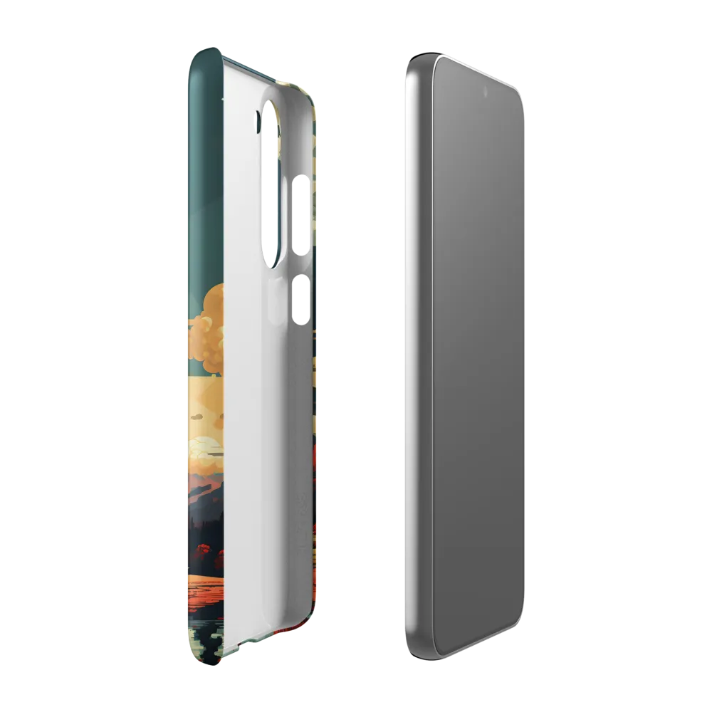 Mountain Landscape with River | Phone Case