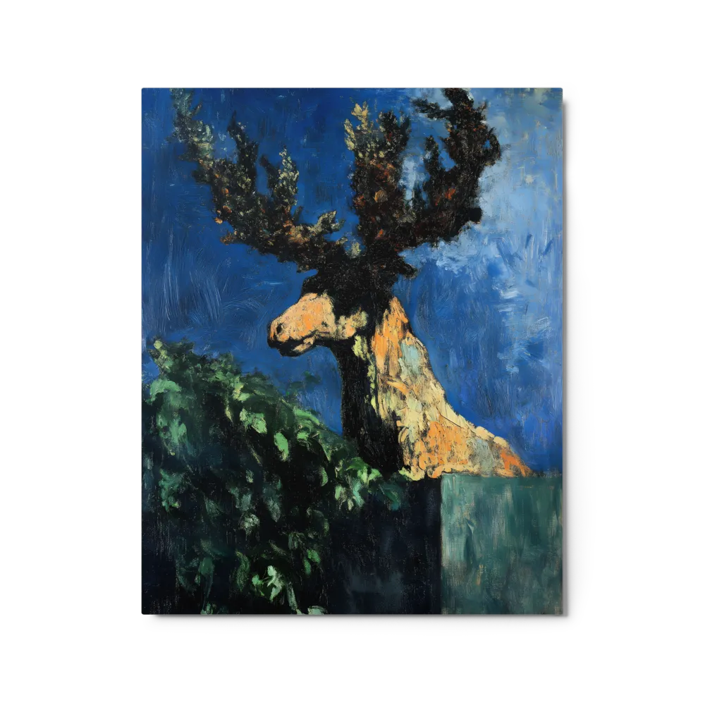 Moose in Cobalt Blue