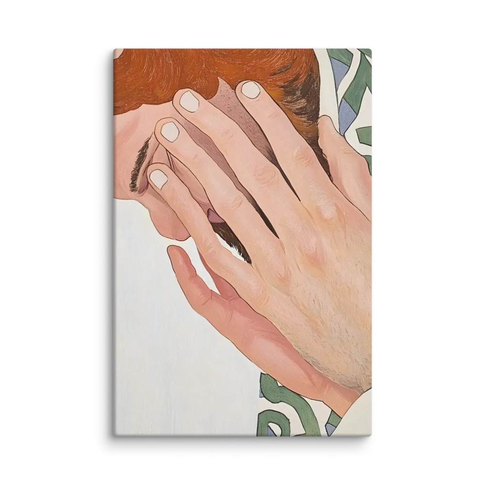 Hand Over Face 
 Canvas | 40″x 60″