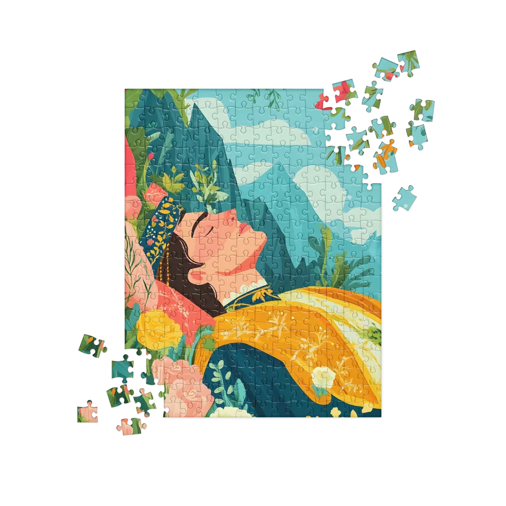 Dreamer in Bloom 
 Jigsaw Puzzle