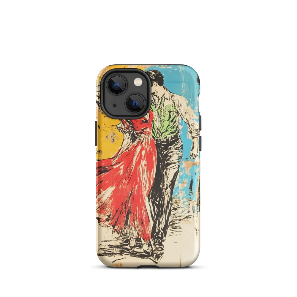 Couple Dancing in Colorful Style | Phone Case
