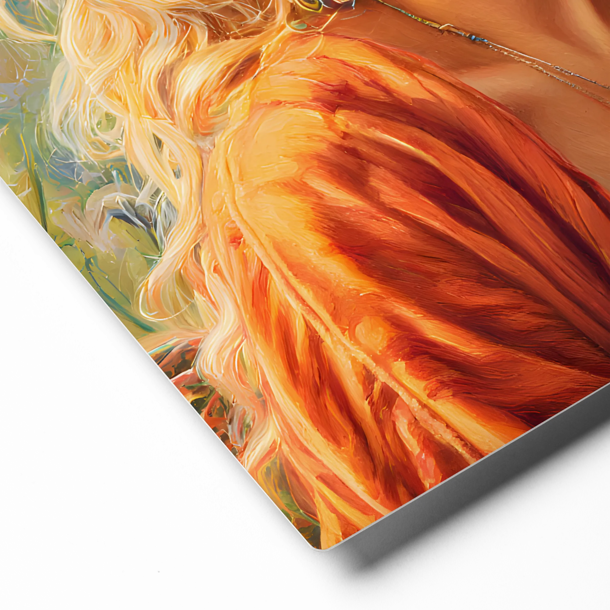 Golden Hues Portrait 
 Canvas | 32″x 32″