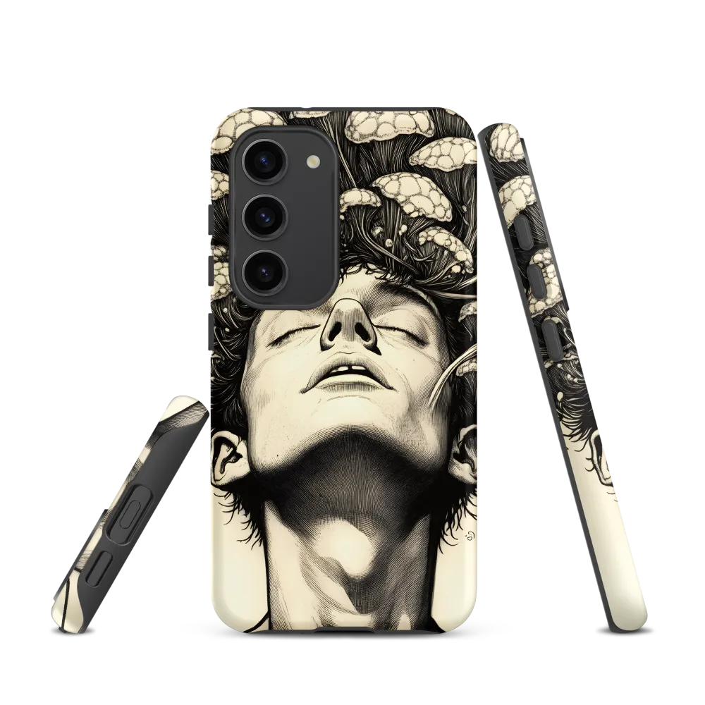 Surreal Mushroom Portrait | Phone Case
