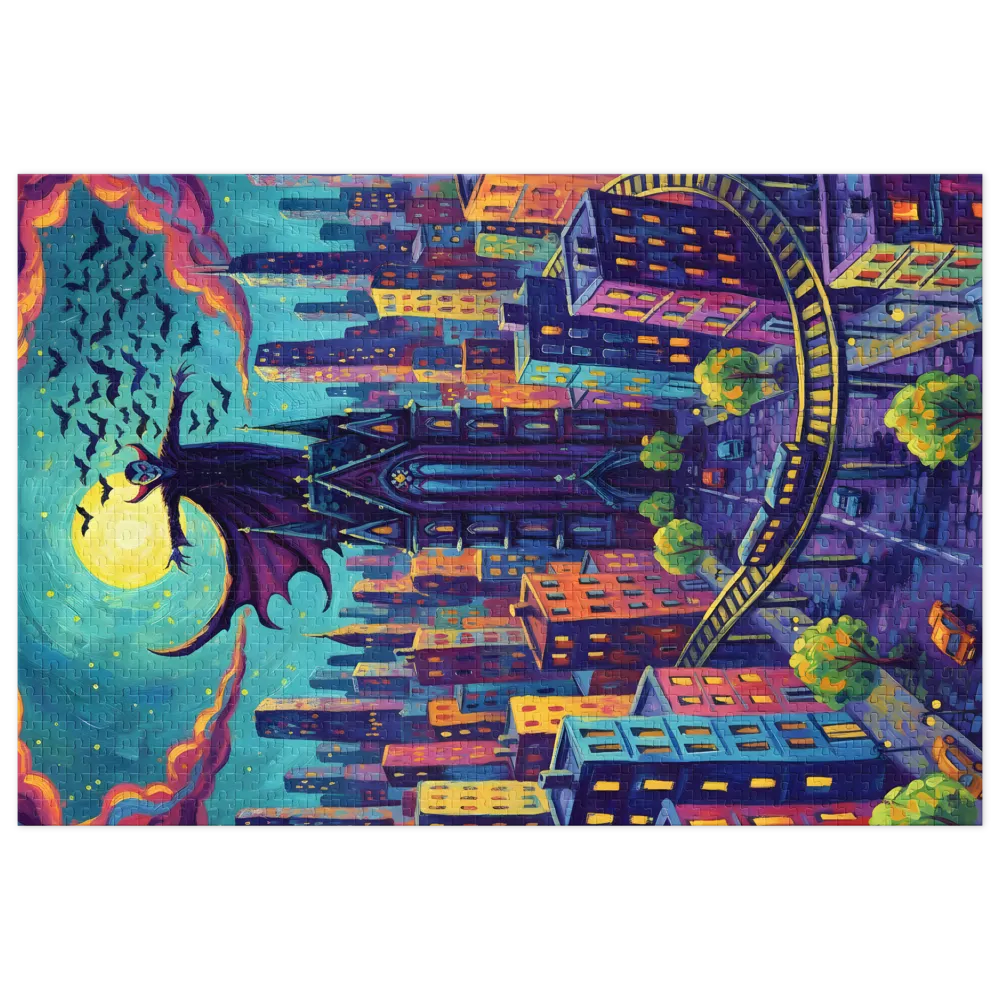Nocturne: Vampire Over the City | Jigsaw Puzzles