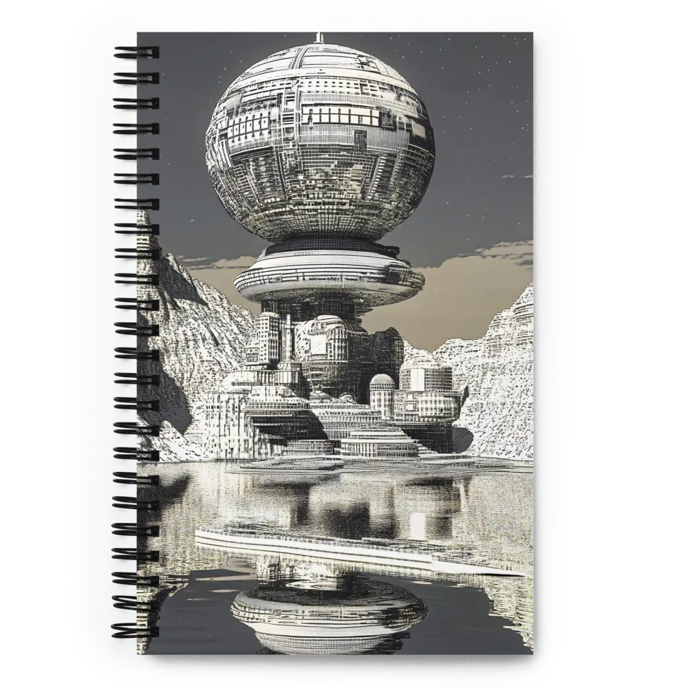 Cosmic Metropolis Reflection 
 Spiral Notebook | 140 pages