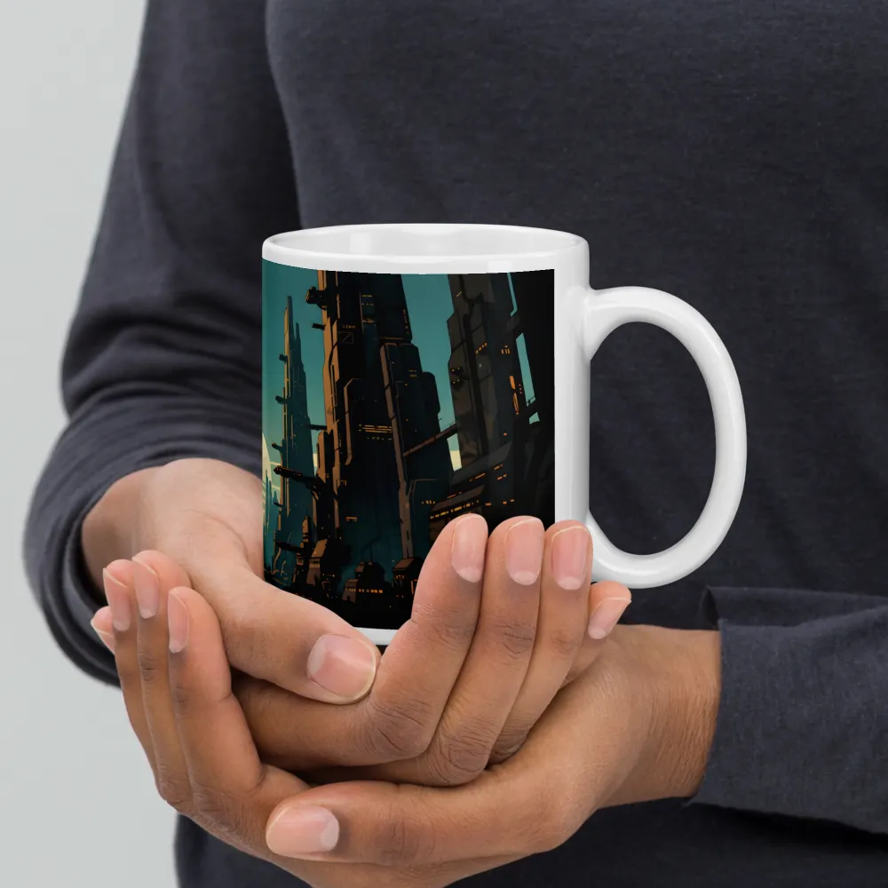 Neo-Canyon City 
 Mug with Red inside | 15 oz