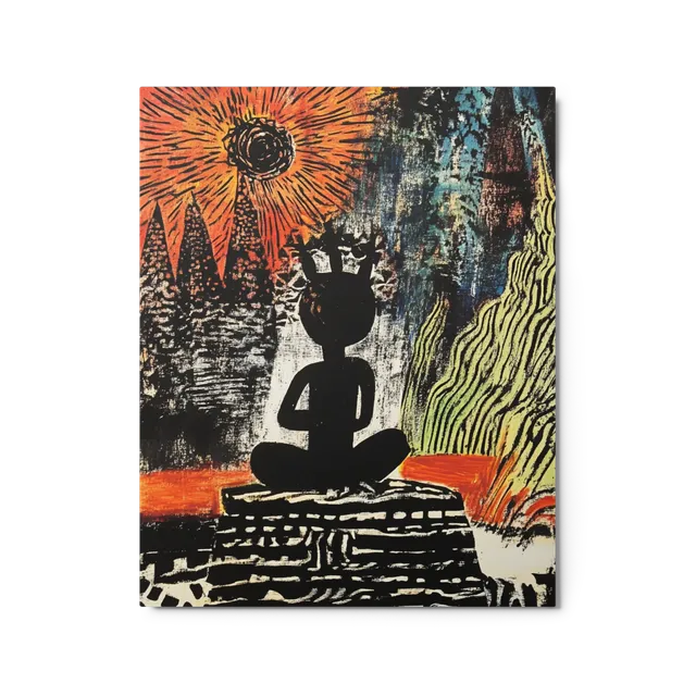 The Silent King's Meditation | Art Print