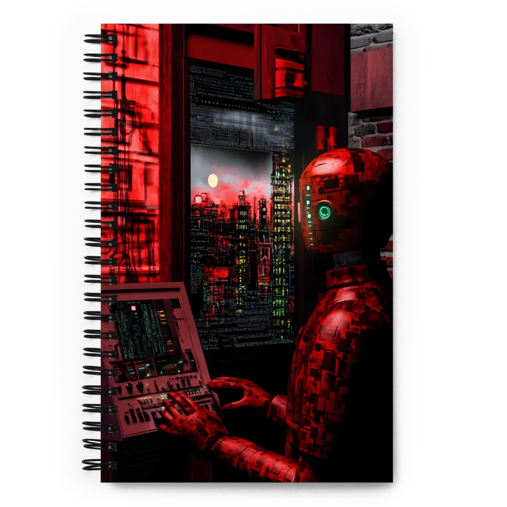 Digital Dystopia 
 Spiral Notebook | 140 pages
