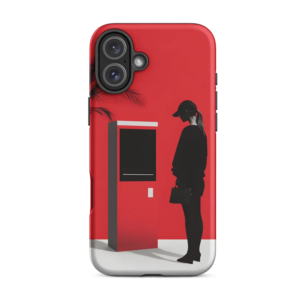 Red Terminal and Palm | Phone Case