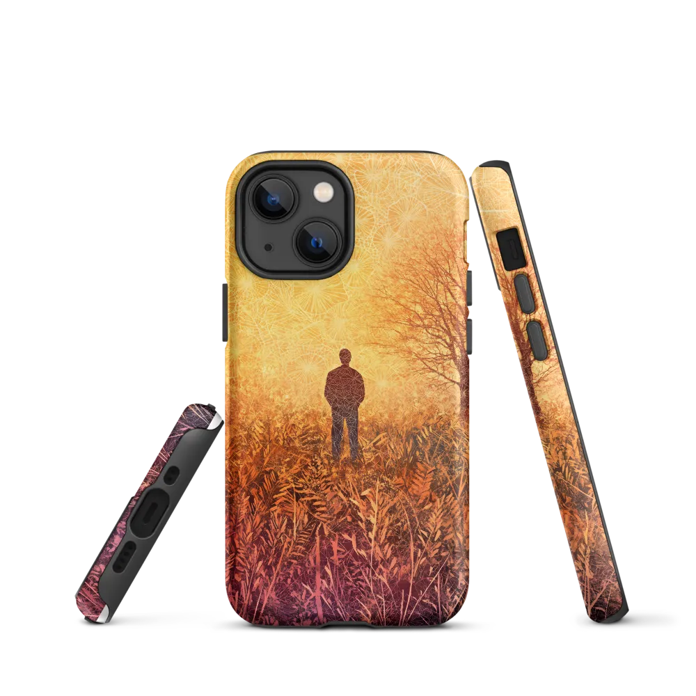 Golden Horizon Solitude | Phone Case