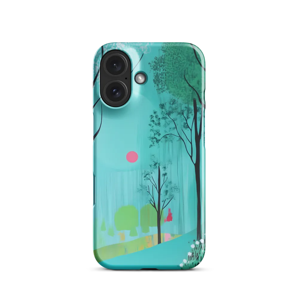 Teal Forest Serenade 
 iPhone 16 | Snap Case
