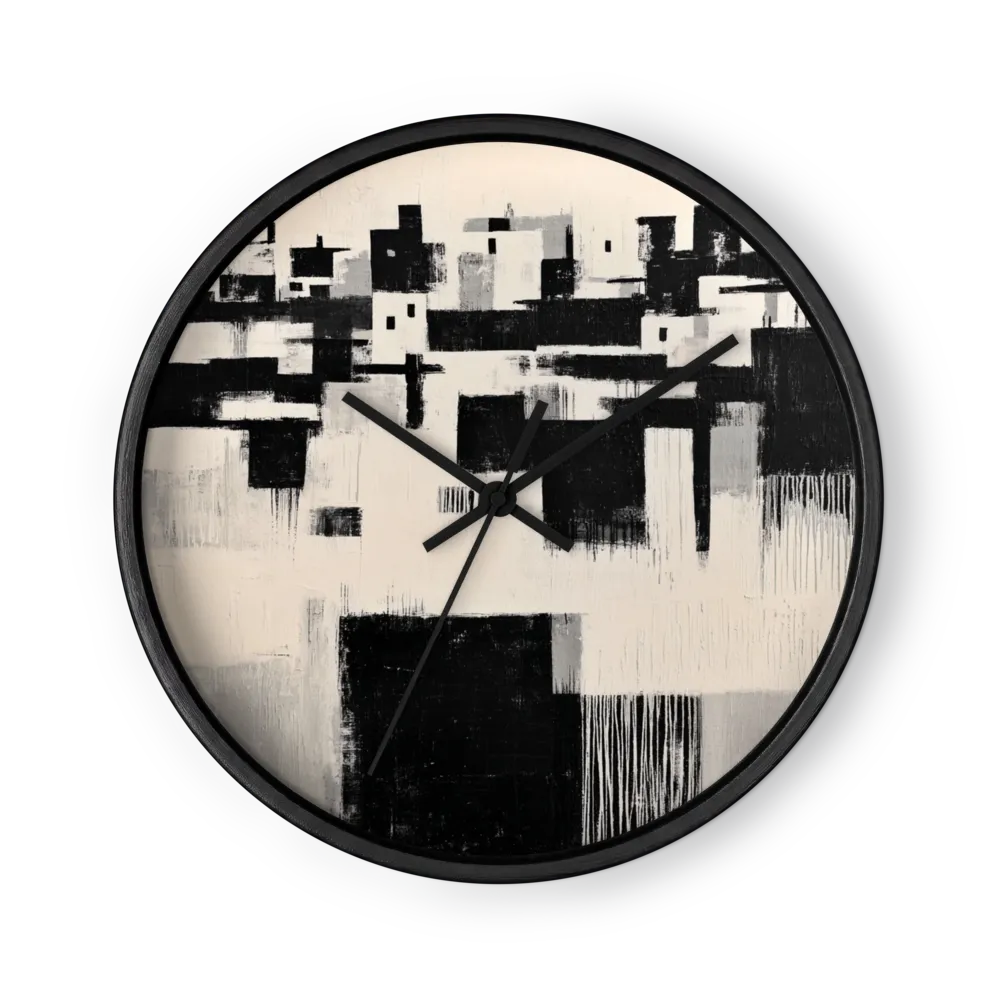 Metropoli Monocroma | Orologio da parete