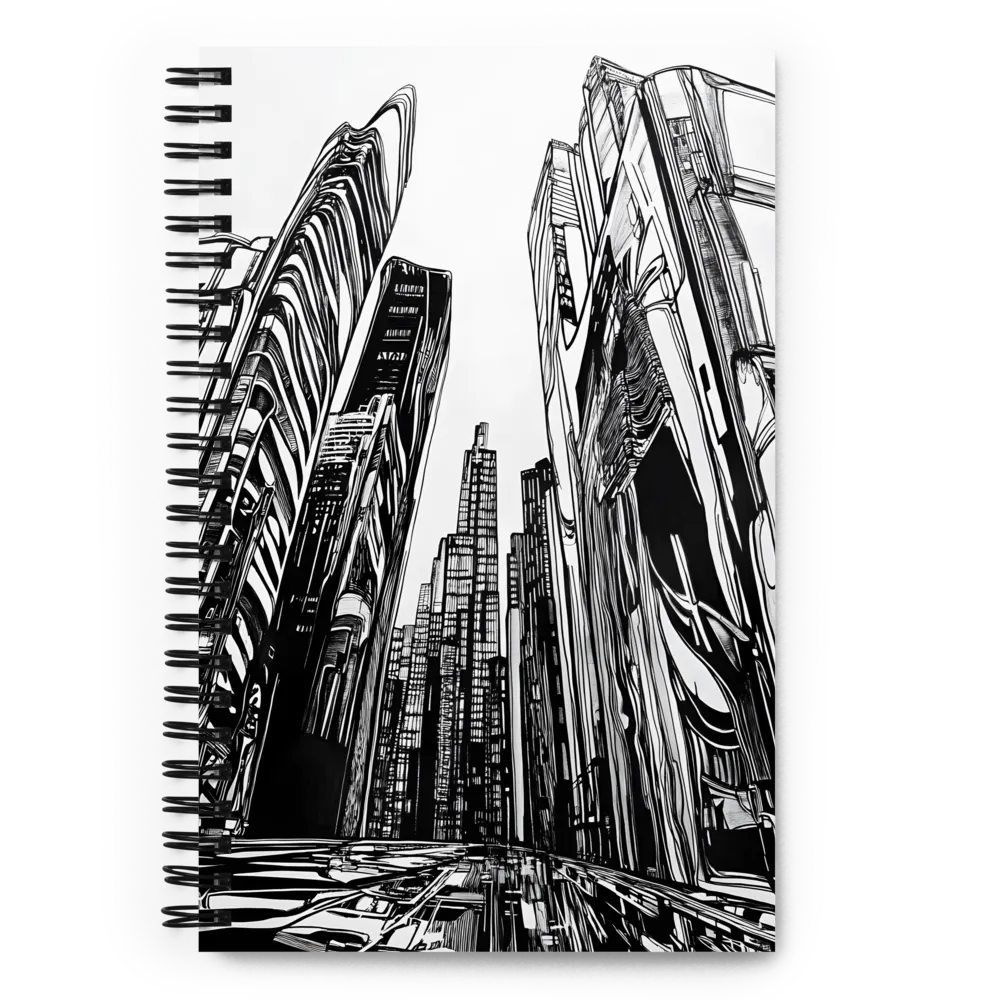 Monochrome Metropolis 
 Spiral Notebook | 140 pages
