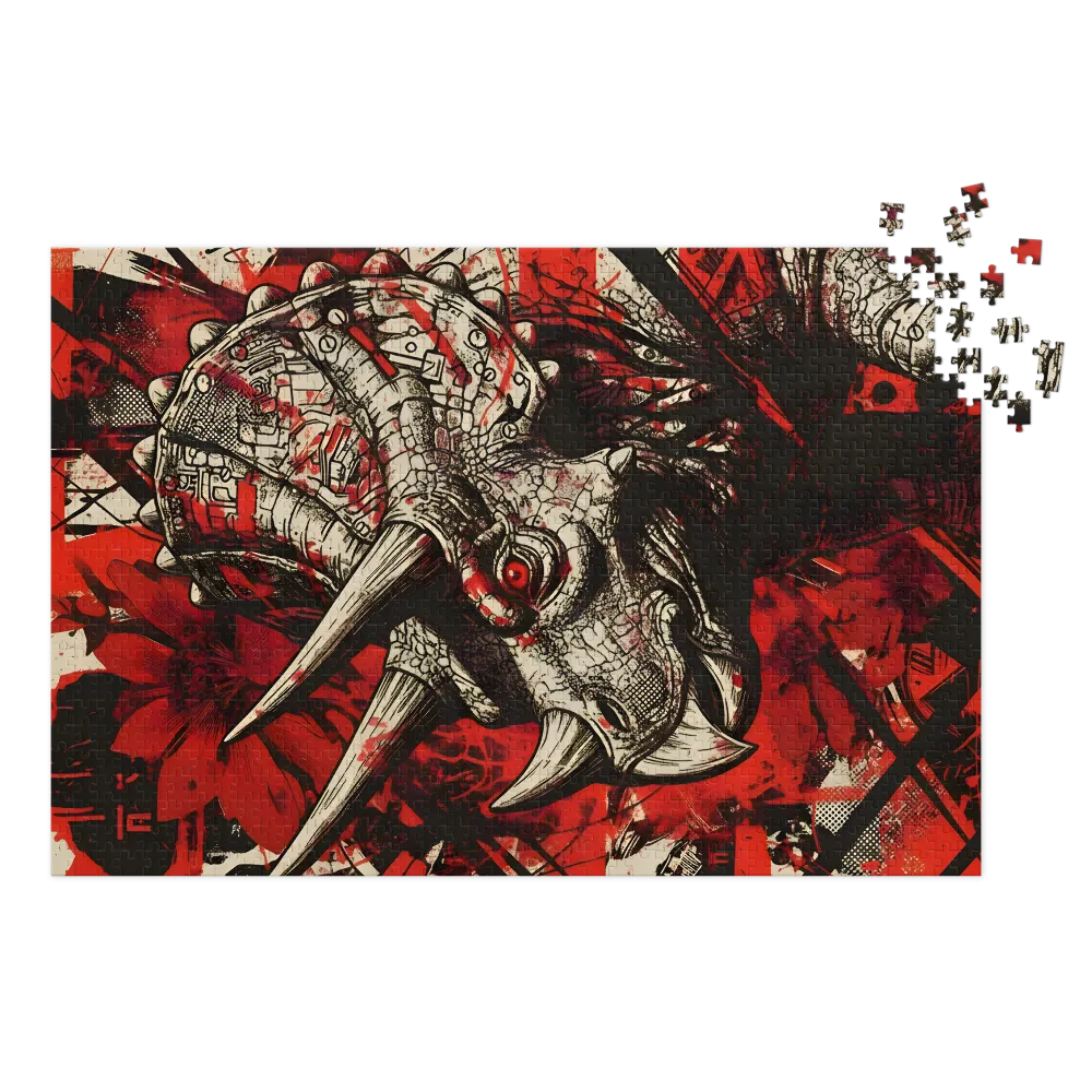 Crimson Triceratops