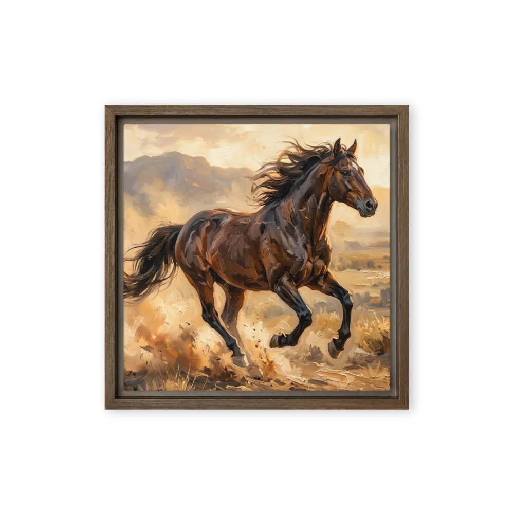 Dust and Thunder 
 Canvas | 28″x 28″