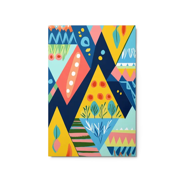 Abstract Mountain Shapes | Art Print
