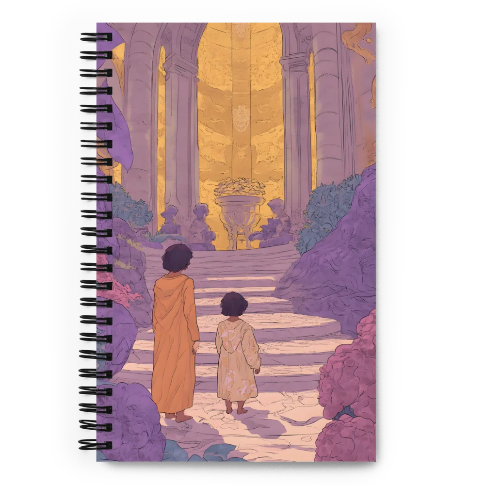 Ascent to the Golden Temple 
 Spiral Notebook | 140 pages