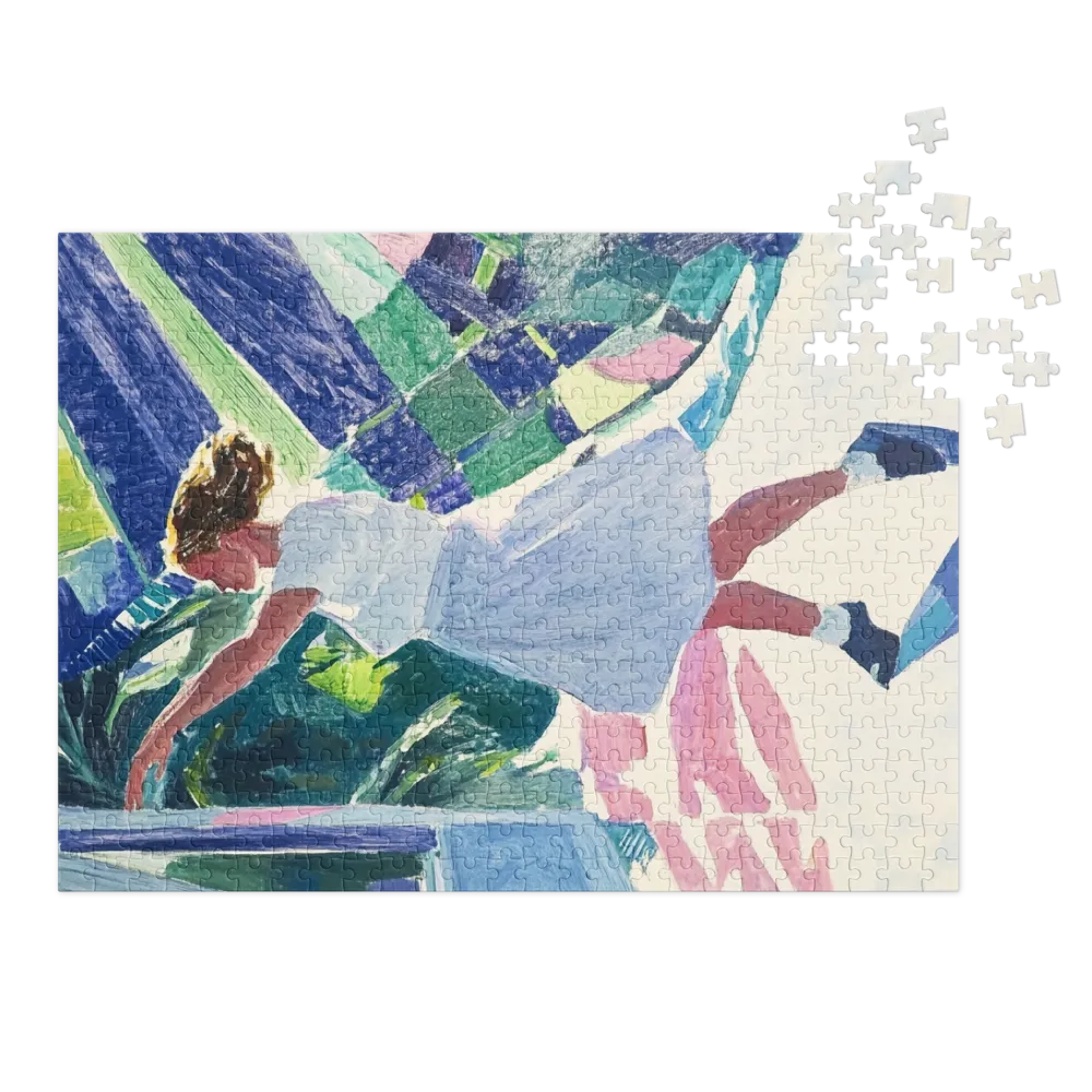 Rythme en Bleu 
 Puzzle en boite metallique