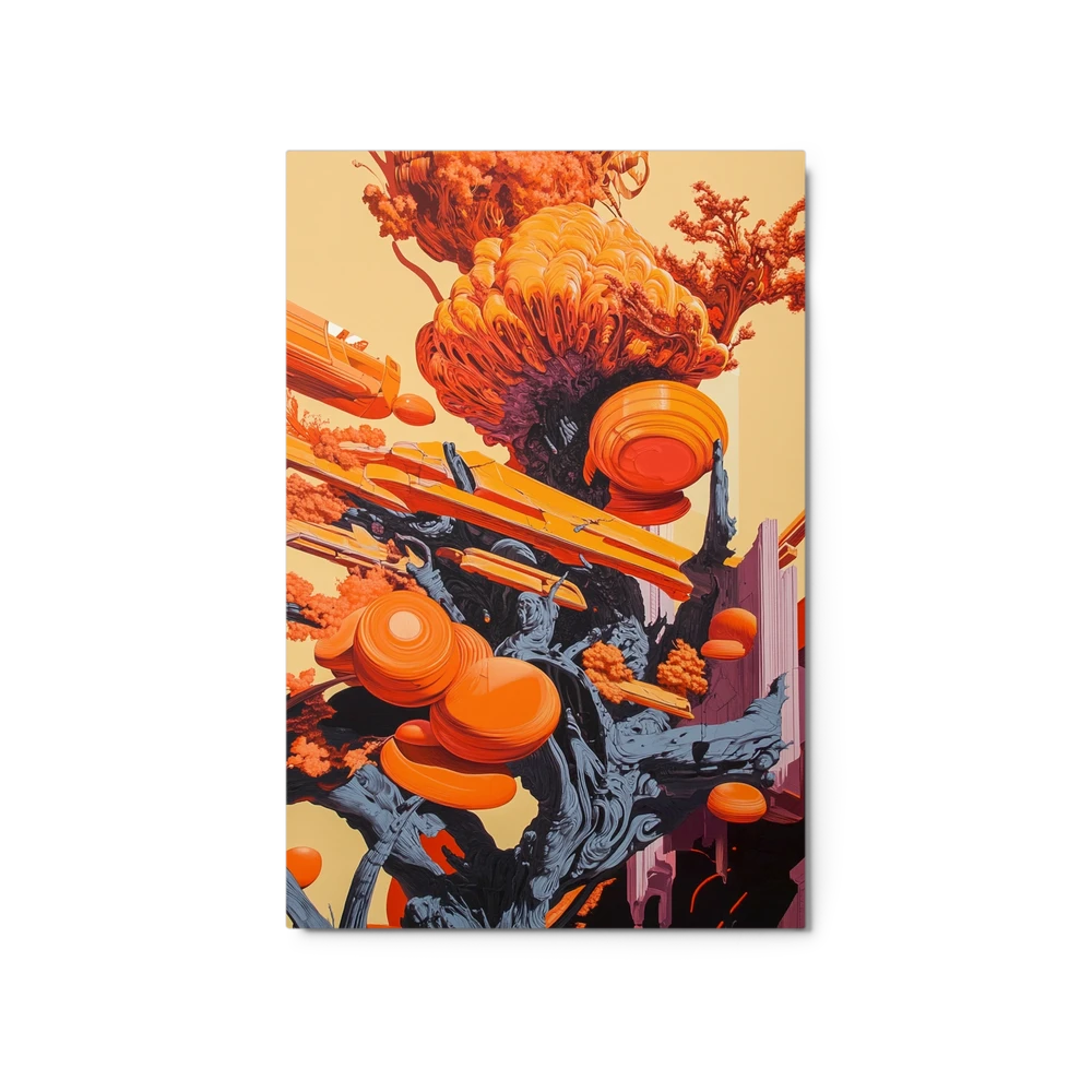 Ethereal Orange Grove | Art Print