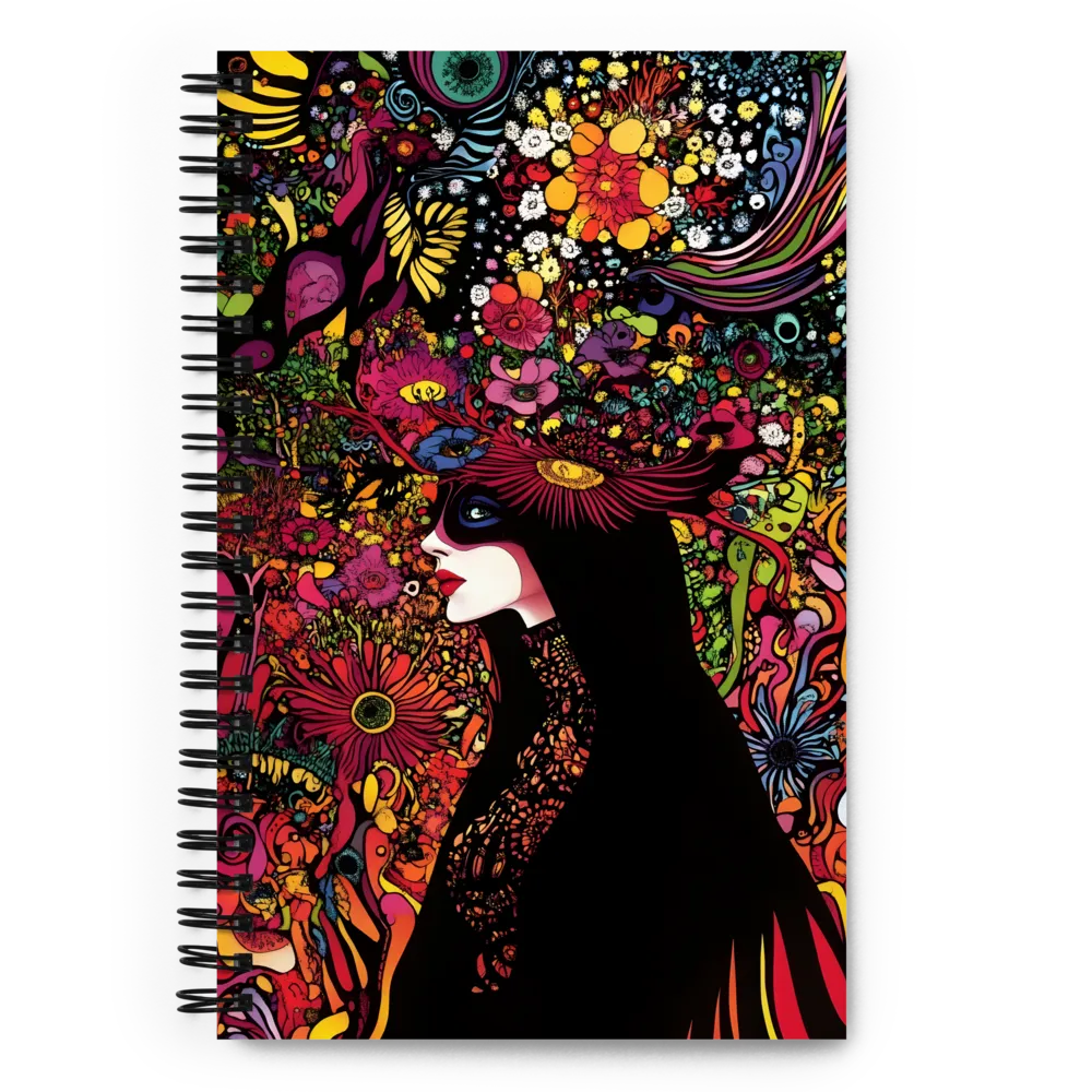 Psychedelic Bloom 
 Spiral Notebook | 140 pages