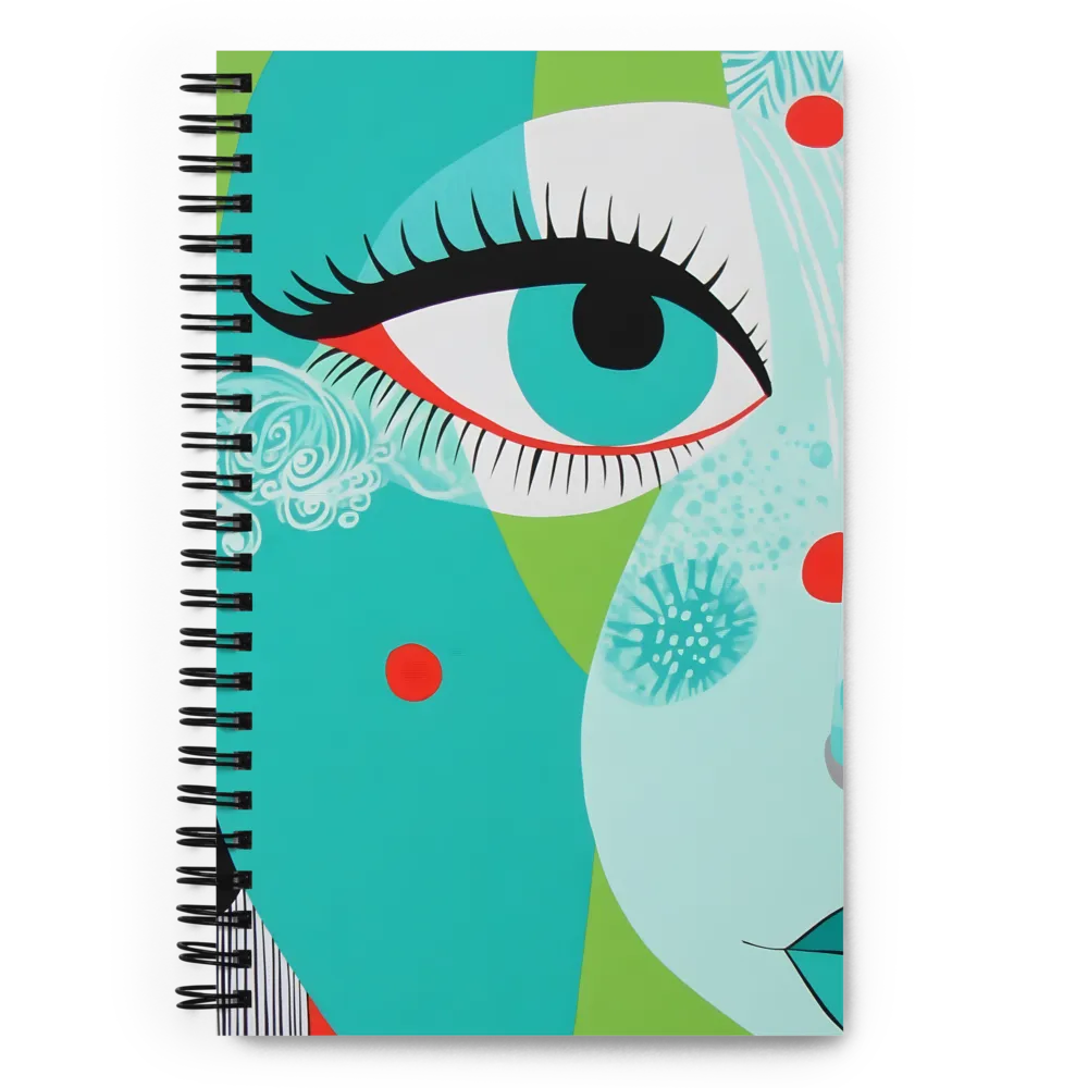 Pop Art Gaze 
 Spiral Notebook | 140 pages