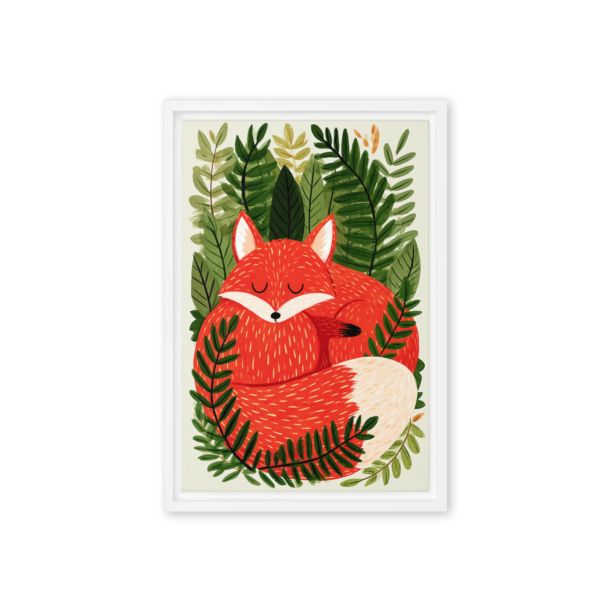 Sleeping Fox in Ferns