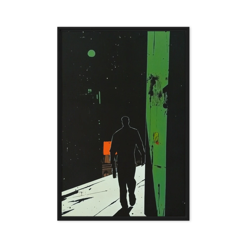 Neon Noir Stroll | Art Print