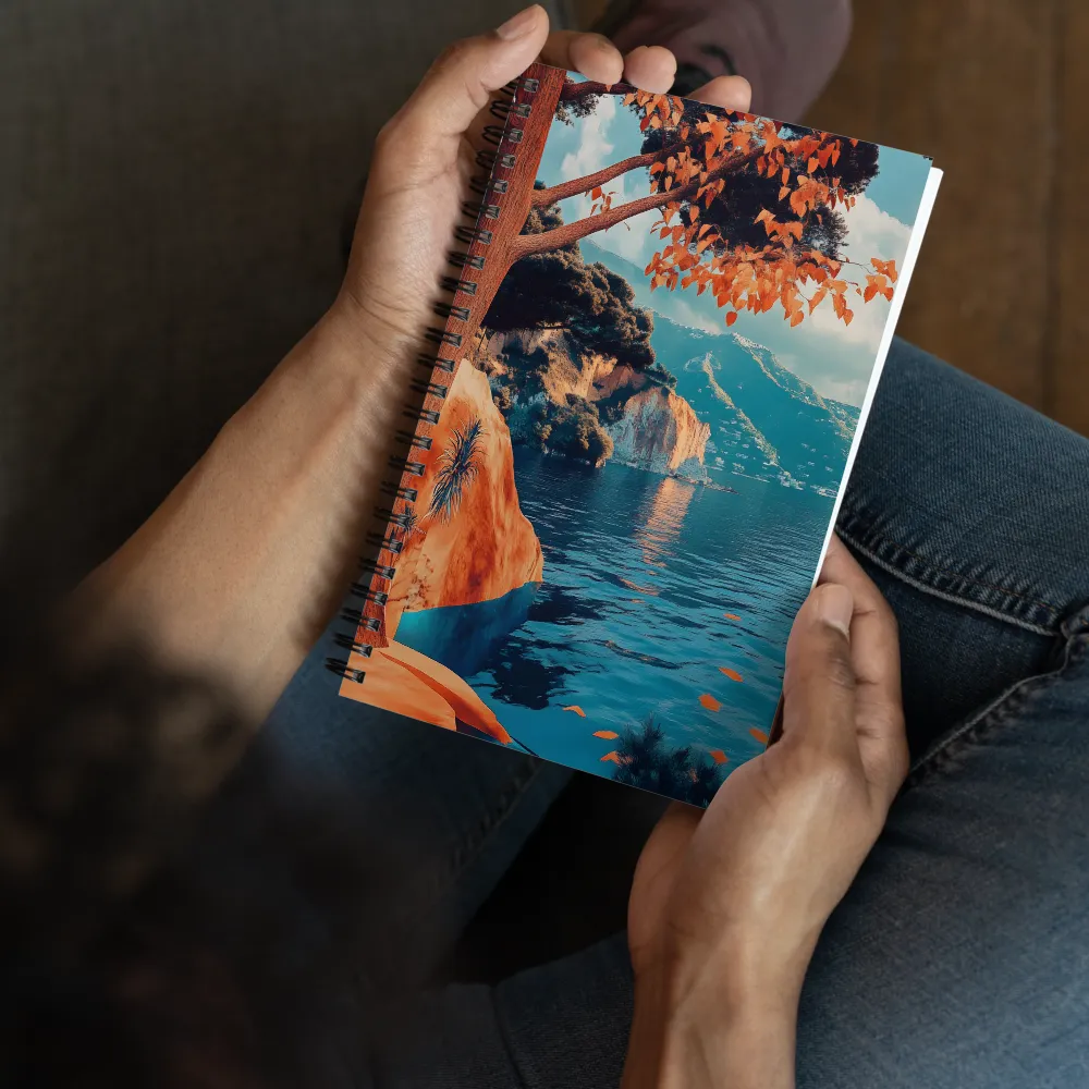 Tranquil Autumn Coastline 
 Spiral Notebook | 140 pages