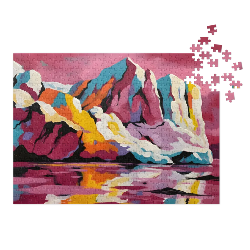 Colorful Impasto Peak