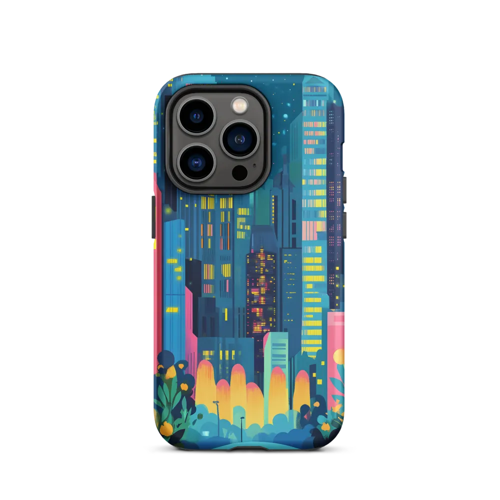 Colorful Cityscape Illustration | Phone Case