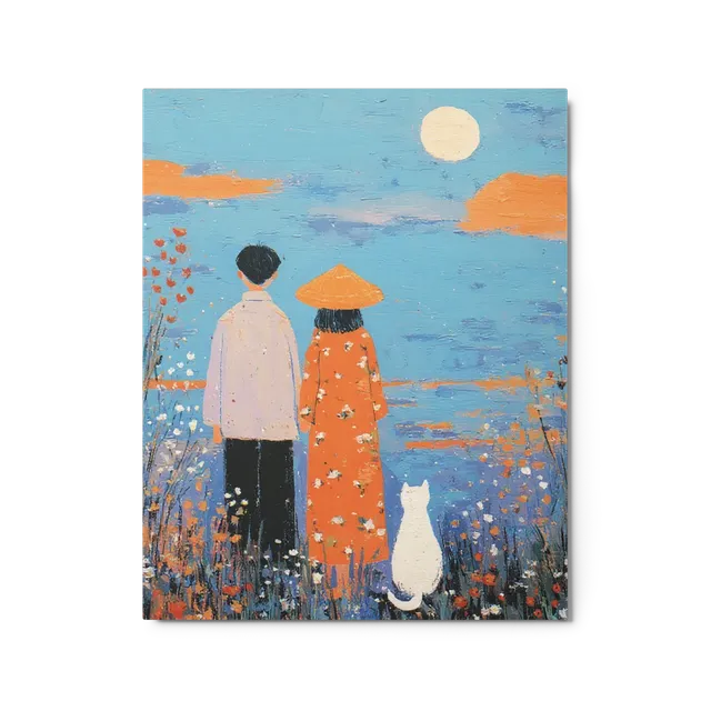Moonlit Embrace | Art Print