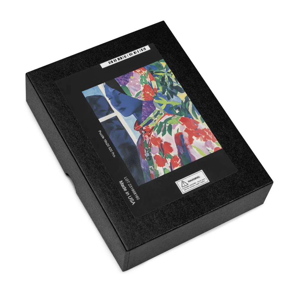 The Blue Portrait 
 Jigsaw Puzzle in Tin Box