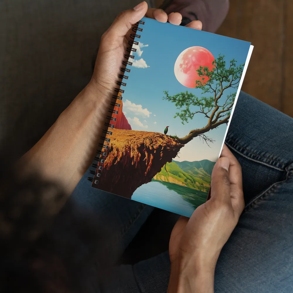 Fantastical Cliff Perch 
 Spiral Notebook | 140 pages