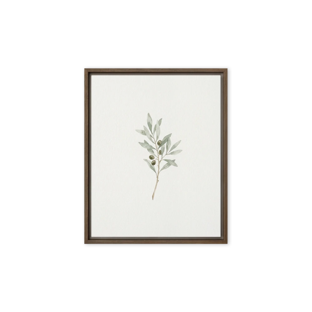 Olive Branch Watercolor | Art Print