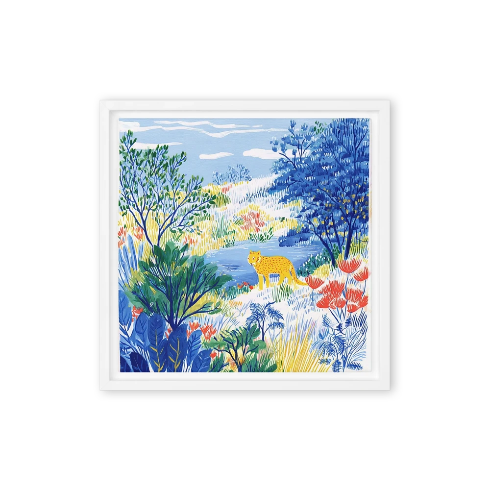 The Yellow Leopard | Art Print