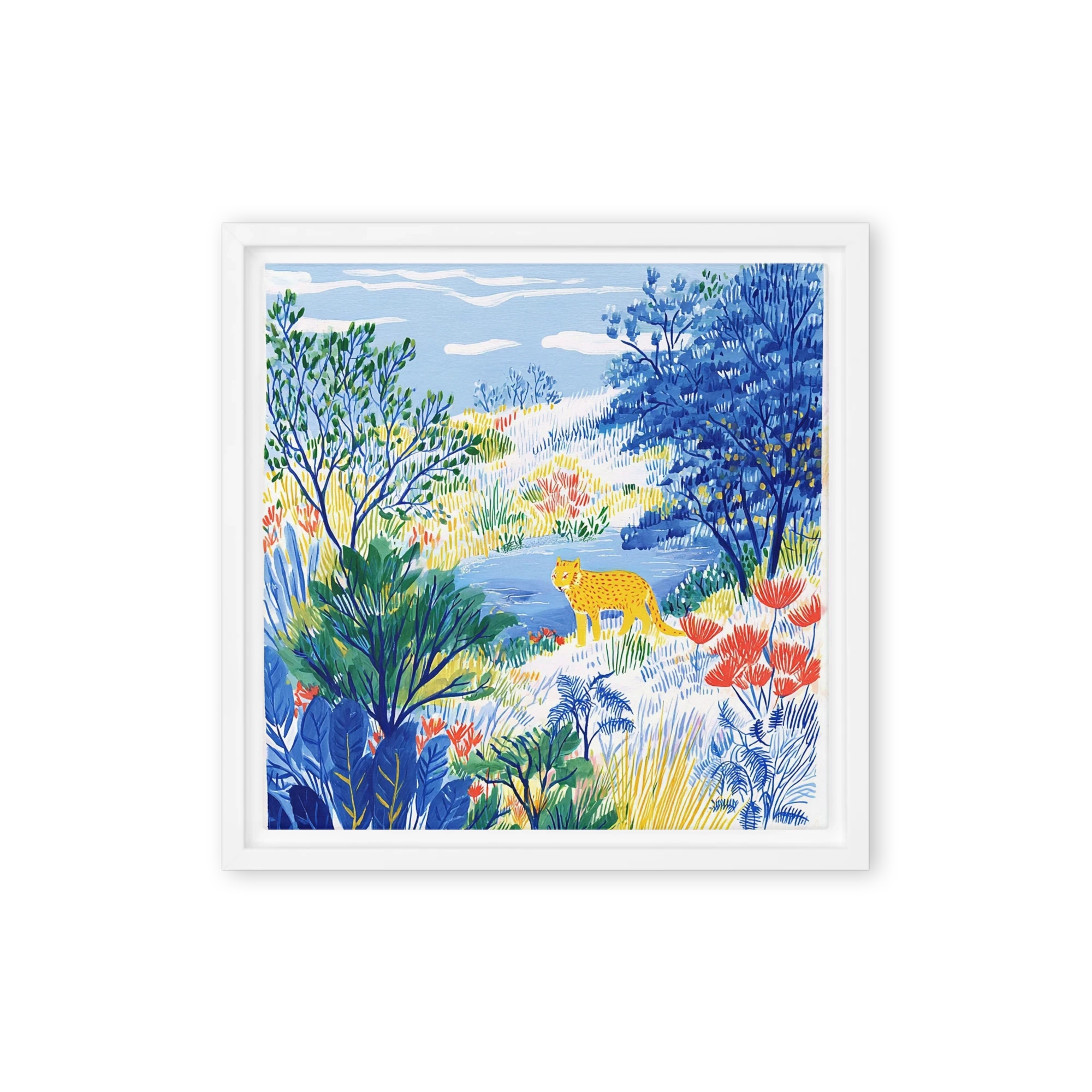 The Yellow Leopard | Art Print