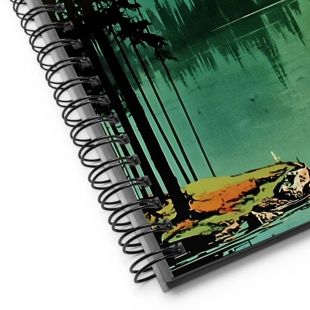 Emerald Forest Lake 
 Spiral Notebook | 140 pages