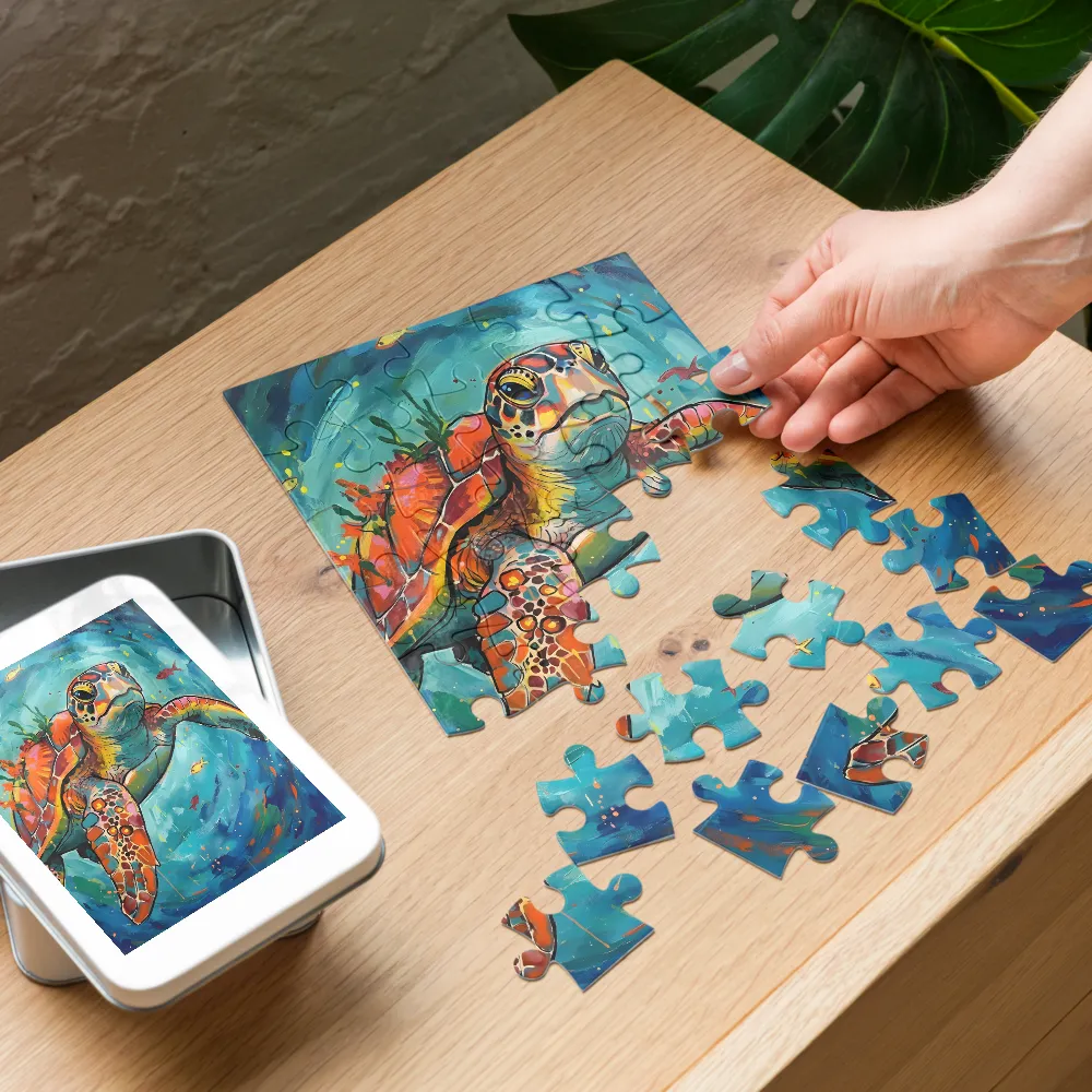 Ocean Explorer 
 Jigsaw Puzzle in Tin Box