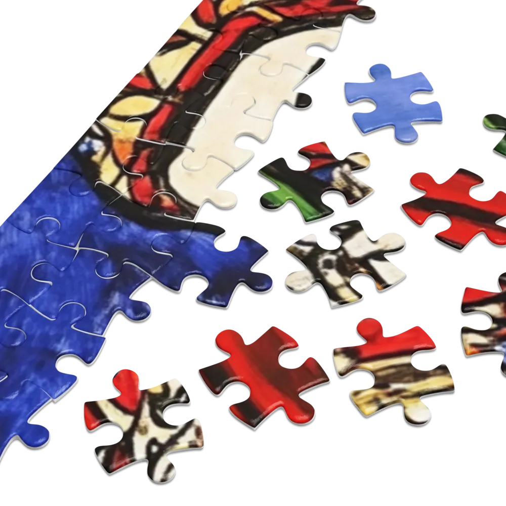 Santa Muerte Iluminada 
 Puzzle em caixa de metal