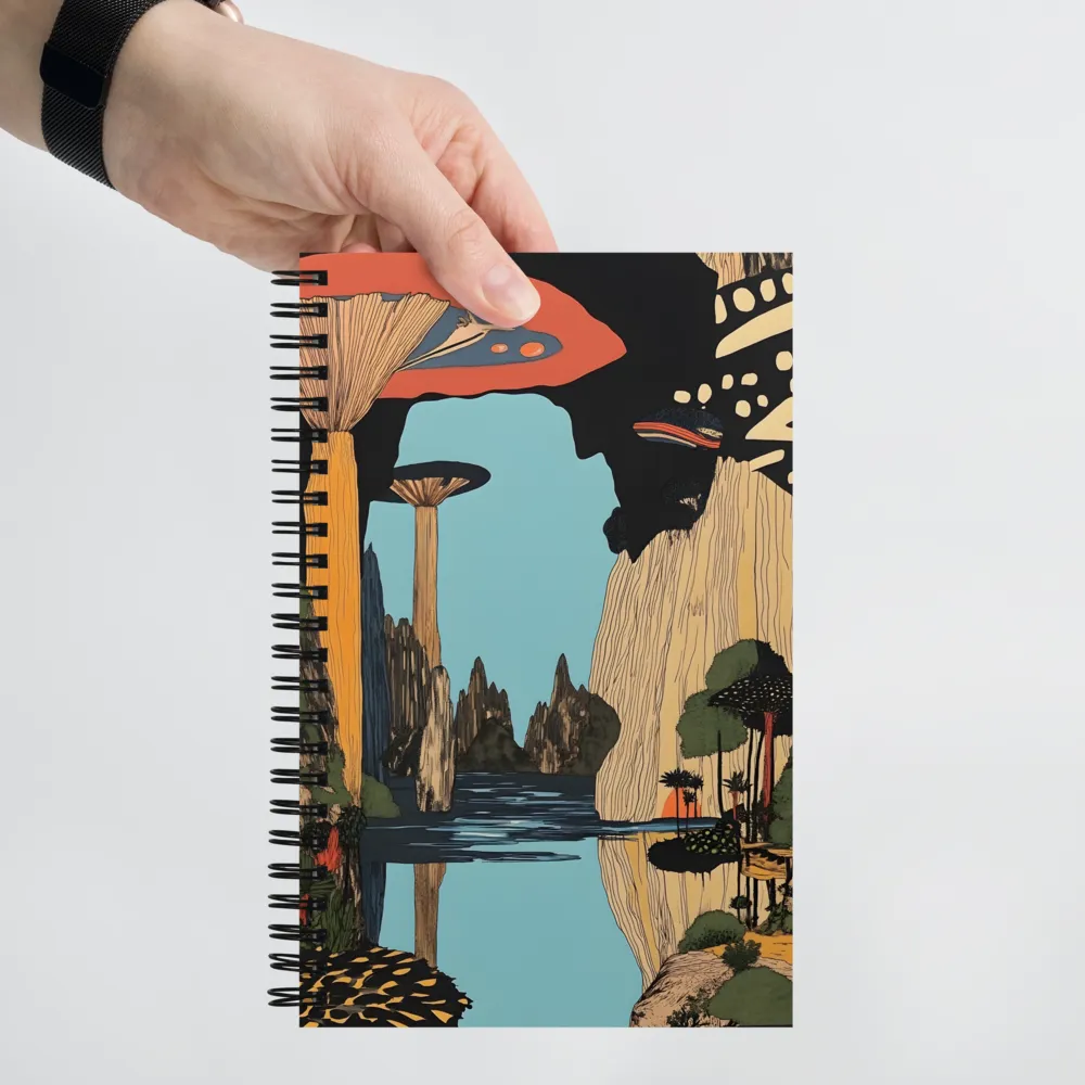 Mushroom Haven Reverie 
 Spiral Notebook | 140 pages